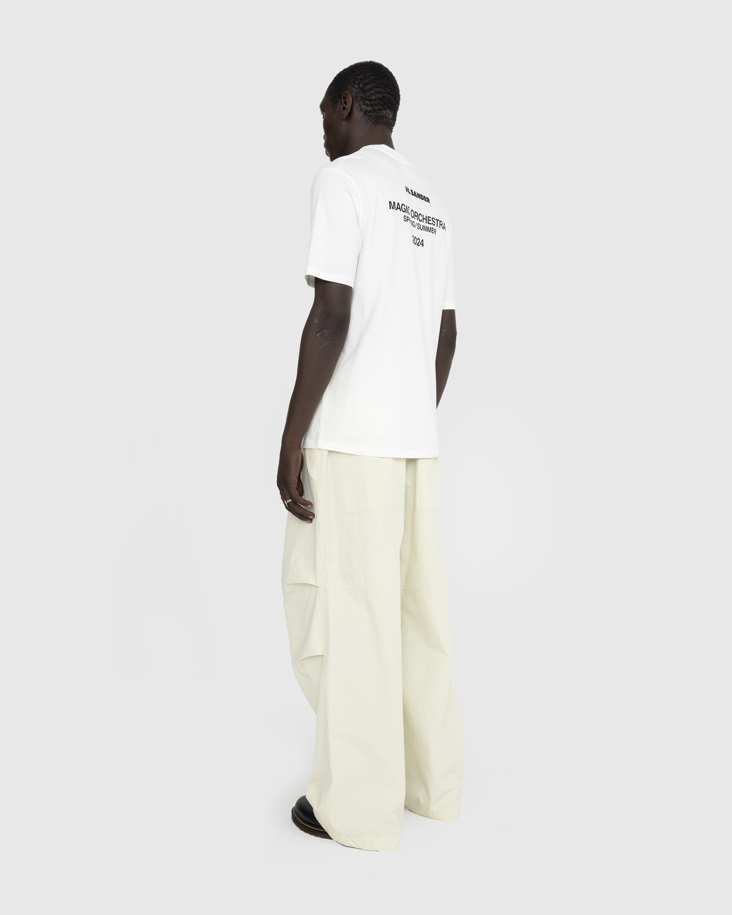Jil Sander Cream Cotton T-Shirt